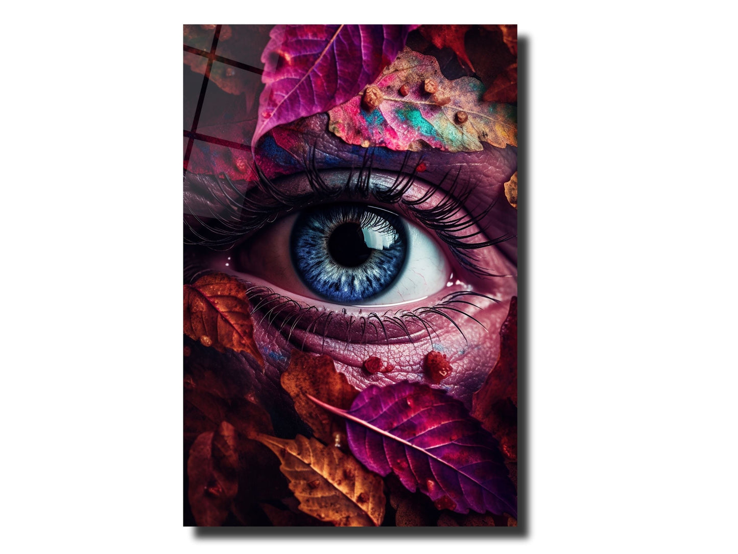 Abstract Colorful Glass Wall Art Decor-Home&Office Glass Printing Wall Painting
