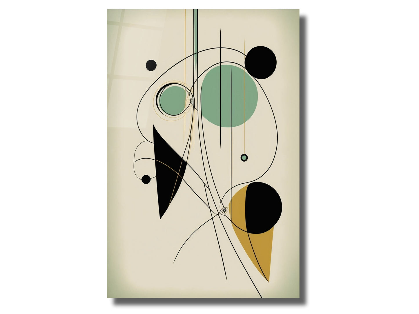 Abstract Minimalist Design Wall Art Decor-Home&Office Glass Printing Wall Painting