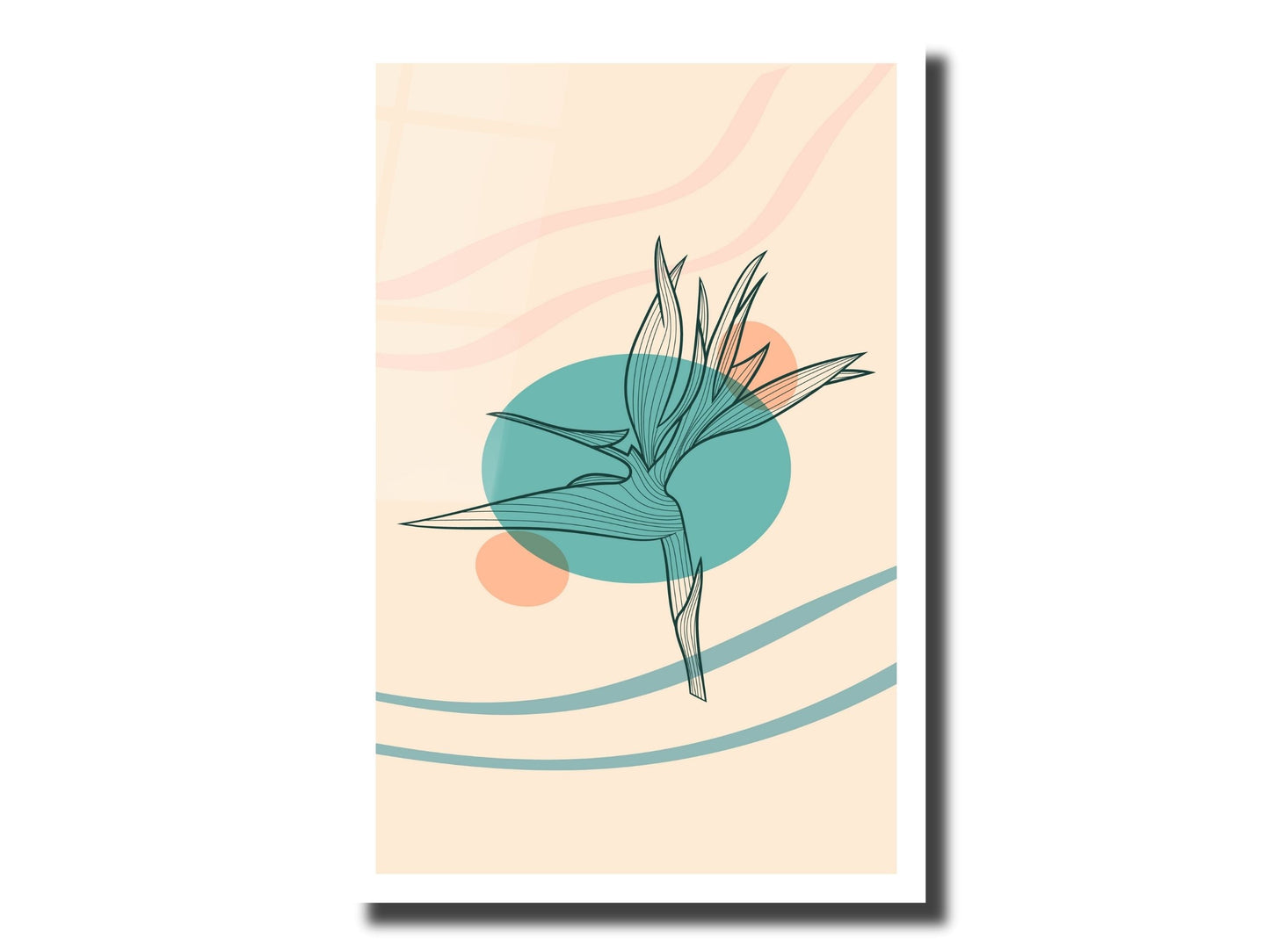 Abstract Minimalist Design Wall Art Decor-Home&Office Glass Printing Wall Painting