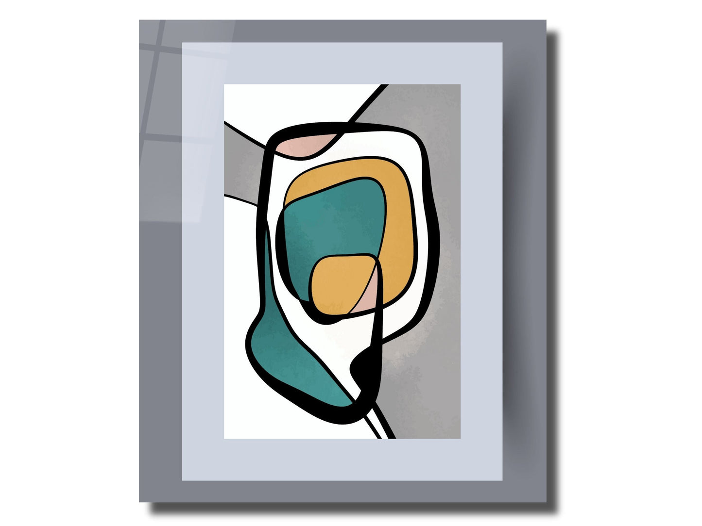 Abstract Minimalist Design Wall Art Decor-Home&Office Glass Printing Wall Painting