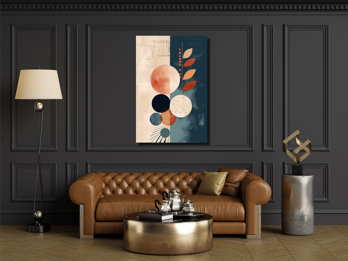 Abstract Minimalist Design Wall Art Decor-Home&Office Glass Printing Wall Painting