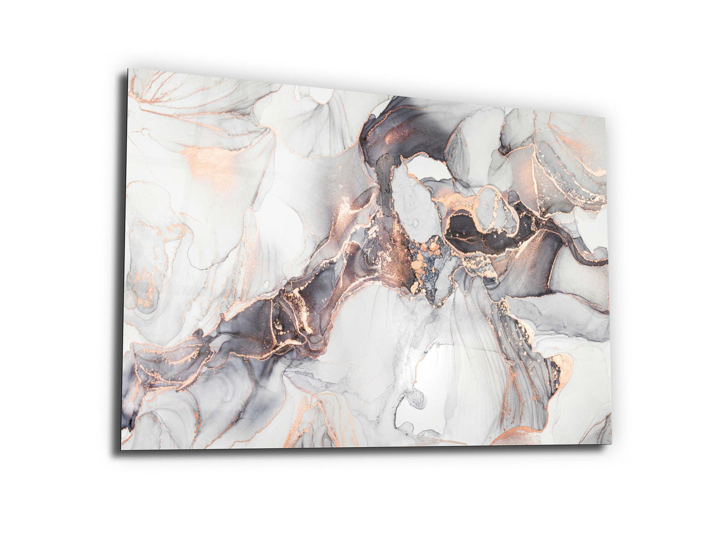 Abstract Marble Pattern Glass Printing Wall Art-Wall Painting Decor