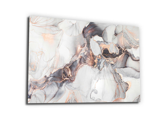 Abstract Marble Pattern Glass Printing Wall Art-Wall Painting Decor