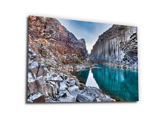 Landscape Glass Printing Wall Art-Home Office Wall Painting Decoration