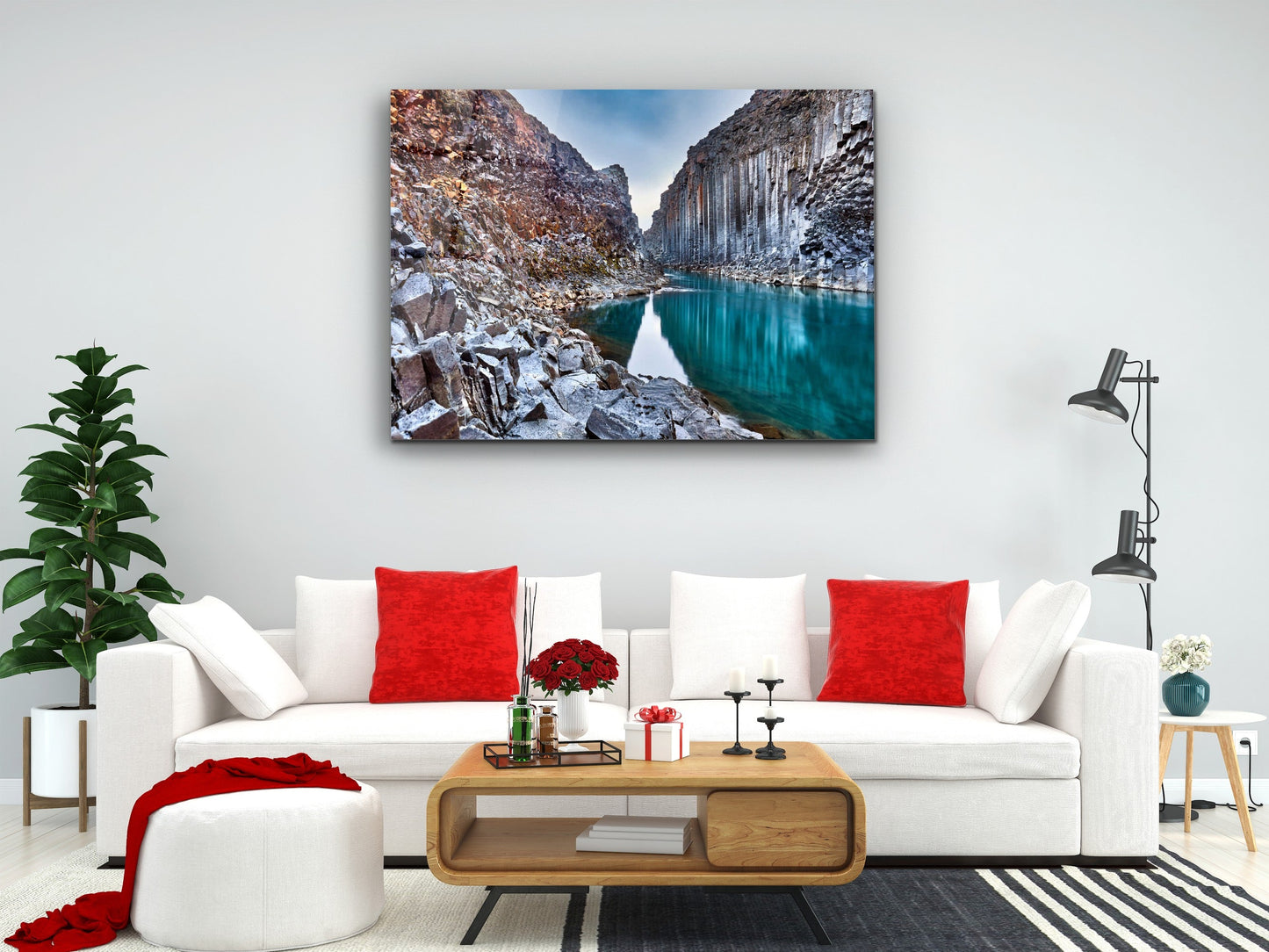 Landscape Glass Printing Wall Art-Home Office Wall Painting Decoration