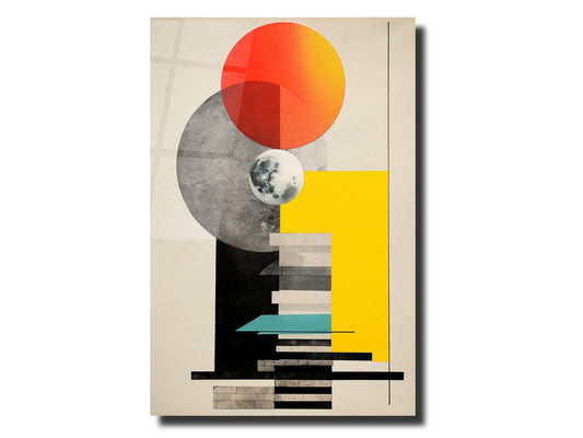Abstract Minimalist Design Wall Art Decor-Home&Office Glass Printing Wall Painting