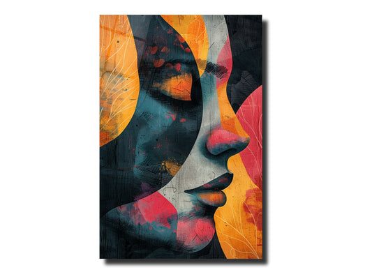 Abstract Minimalist Design Glass Wall Art Decor-Home&Office Glass Printing Wall Painting