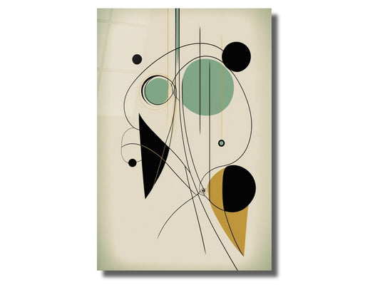 Abstract Minimalist Design Wall Art Decor-Home&Office Glass Printing Wall Painting