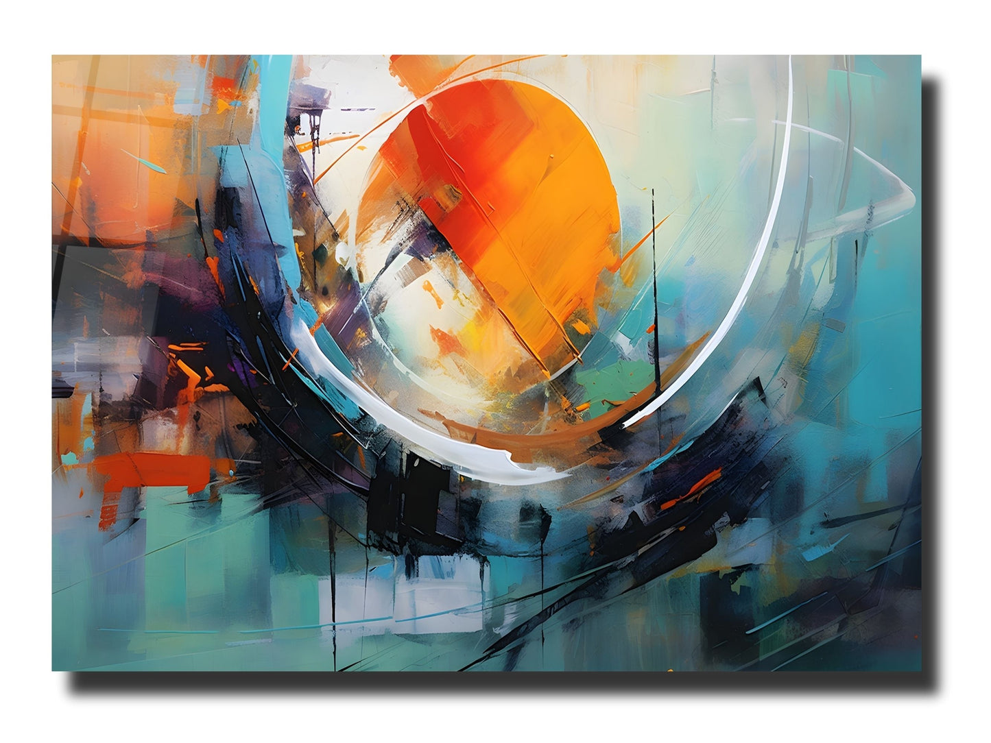 Abstract Minimalist Design Wall Art Decor-Home&Office Glass Printing Wall Painting