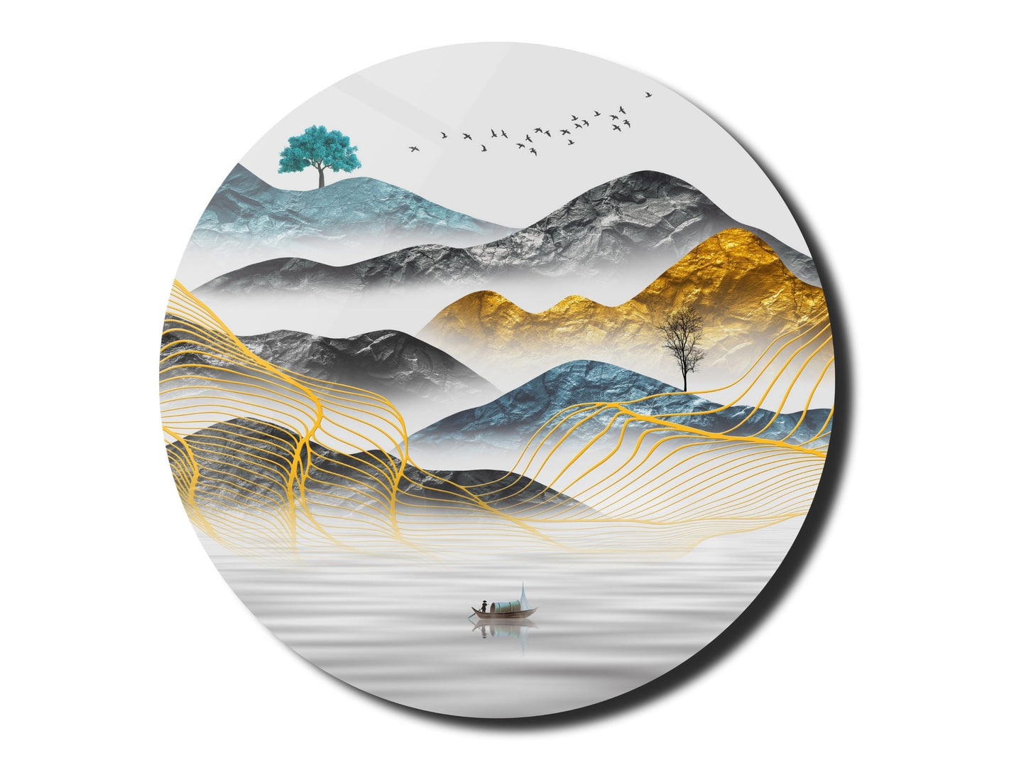 Abstract Wall Art Decor-Home&Office Glass Printing Wall Painting
