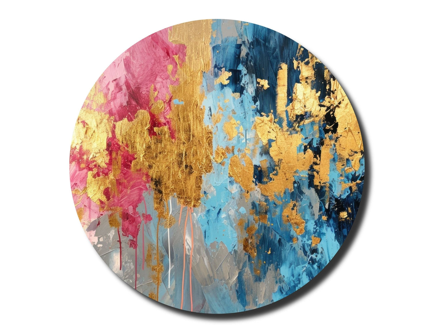 Abstract Colorful Marble Design Wall Art Decor-Home&Office Glass Printing Wall Painting